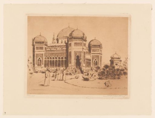 View of a Mosque in Medan