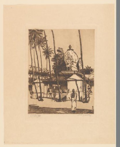 View of a Hindu Temple in Medan