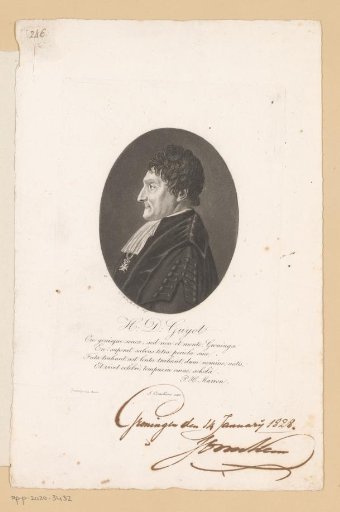 Portrait of Henri Daniel Guyot
