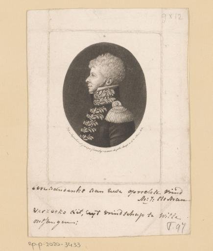 Portrait of Maximiliaan Jacob de Man