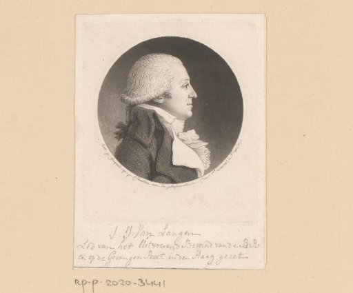 Portrait of Stefanus Jacobus van Langen
