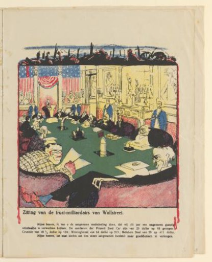 Meeting of American industrialists during the First World War