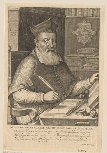 Portrait of Marcus Antonius De Dominis