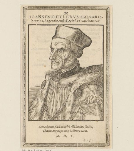 Portrait of Johann Geiler von Kaisersberg