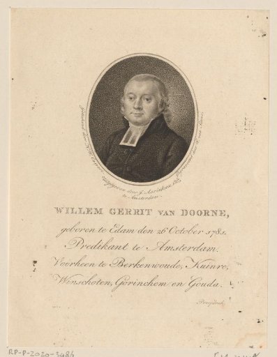 Portrait of Willem Gerrit van Doorne