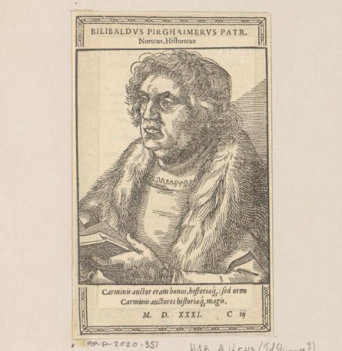 Portrait of Willibald Pirckheimer