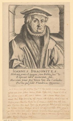 Portrait of Johann Draconites