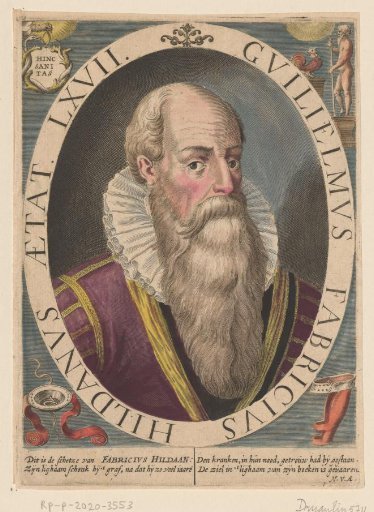 Portrait of Wilhelm Fabry at the age of 67