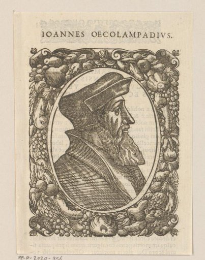 Portrait of Johannes Oecolampadius