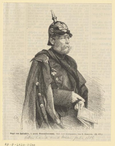 Portrait of Eduard Vogel von Falckenstein