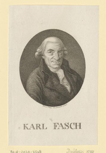 Portrait of Carl Fasch