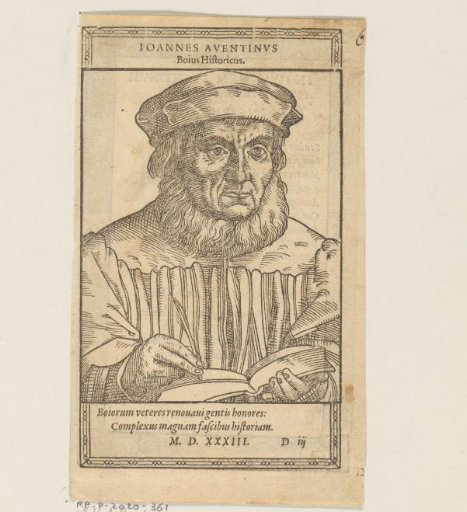 Portrait of Johannes Aventinus