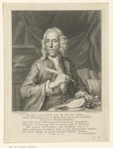 Portrait of Sybrand Feitama at the age of 56