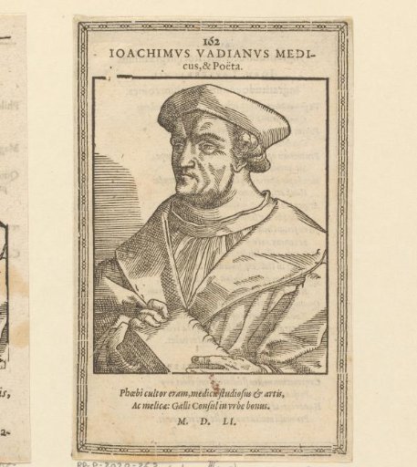 Portrait of Joachim von Watt