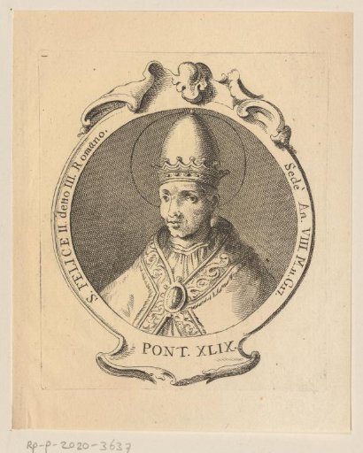 Portrait of Pope Felix II (III)