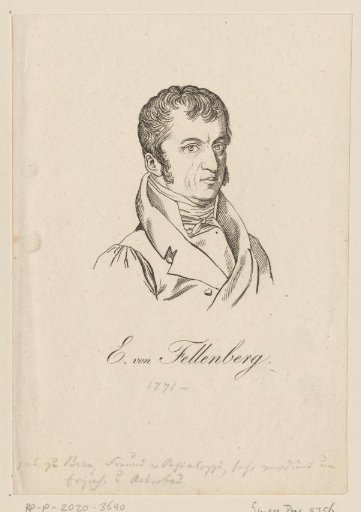 Portrait of Philipp Emanuel von Fellenberg