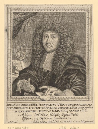 Portrait of Johann Jodocus Felwinger