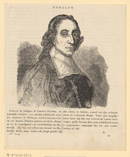 Portrait of François Fénelon