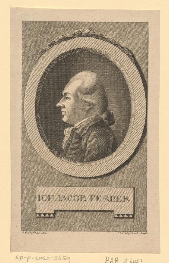 Portrait of Johann Jacob Ferber