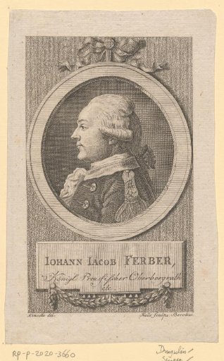 Portrait of Johann Jacob Ferber