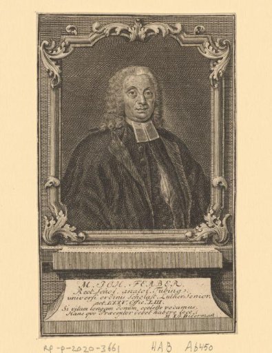 Portrait of Johann Ferber