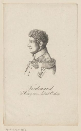 Portrait of Ferdinand Frederik of Anhalt-Köthen