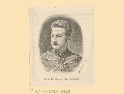 Portrait of Ferdinand of Bulgaria