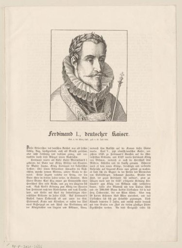 Portrait of Emperor Ferdinand I