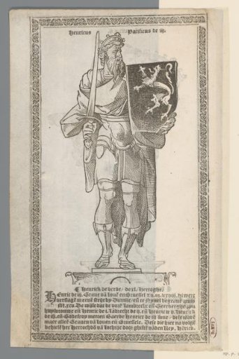 Portrait of Henry III, Count of Leuven and Brussels