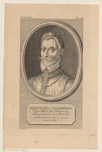 Portrait of Hendrik van Brederode
