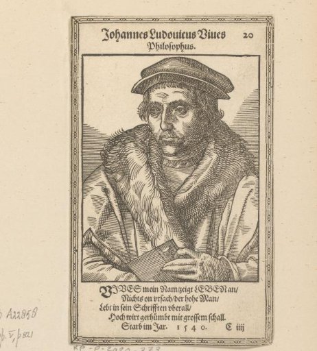 Portrait of Juan Luis Vives