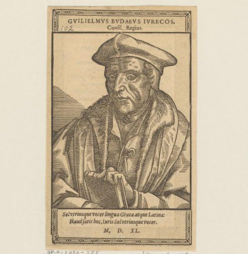Portrait of Guillaume Budé
