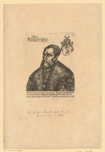 Portrait of Georg von Breitenbach