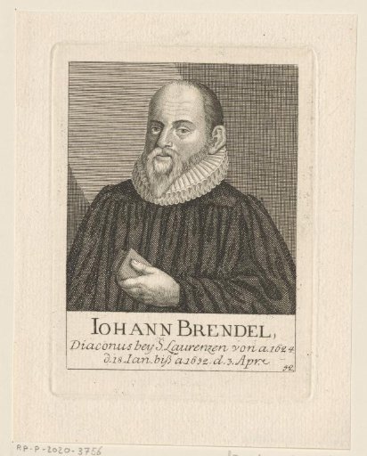 Portrait of Johann Brendel