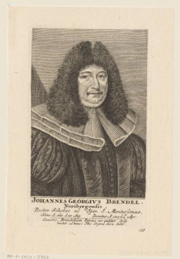 Portrait of Johann Georg Brendel