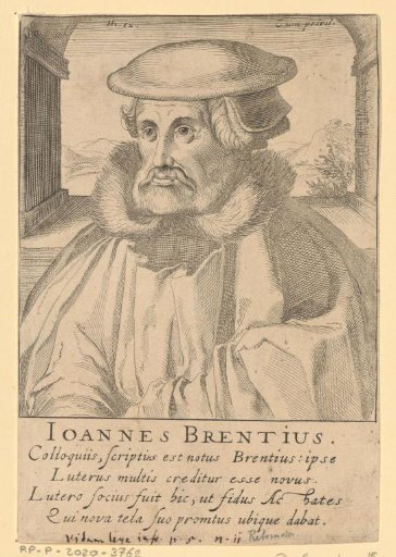 Portrait of Johann Brenz