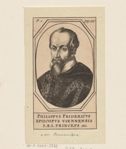 Portrait of Philipp Friedrich Breuner
