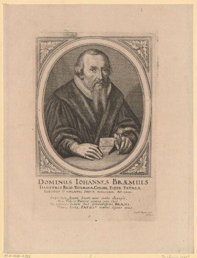 Portrait of Johann Bräm