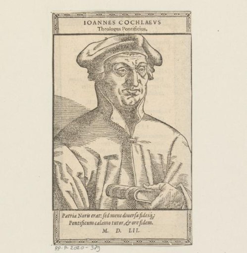 Portrait of Johann Cochlaeus