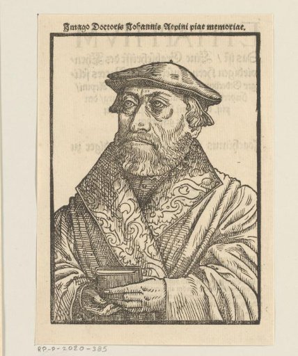 Portrait of Johannes Aepinus