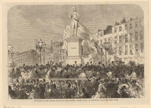 Unveiling of the statue of Richard Cobden