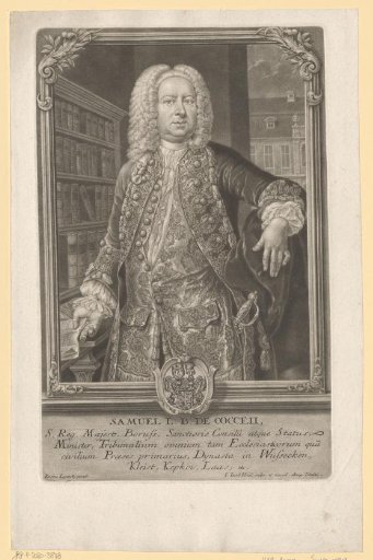 Portrait of Samuel Freiherr von Cocceius