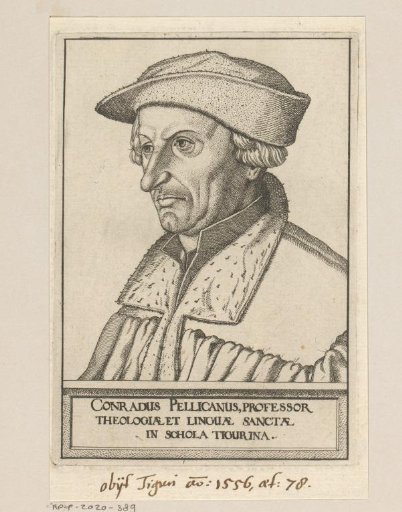 Portrait of Conrad Pellican
