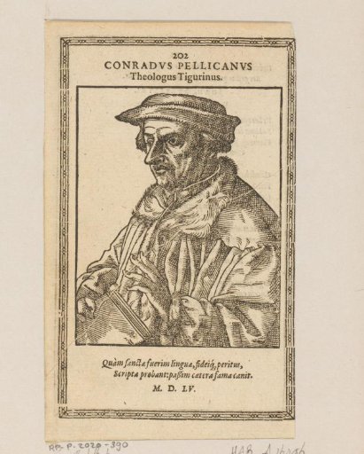 Portrait of Conrad Pellican