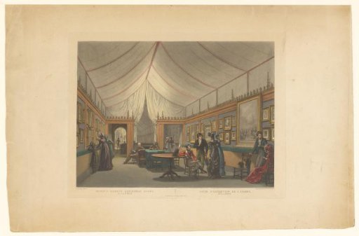 Exhibition Room of Jean Baptiste Isabey in London