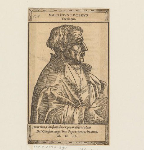 Portrait of Martin Bucer