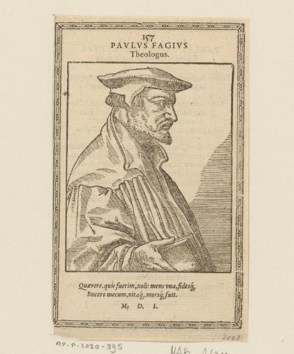 Portrait of Paul Fagius