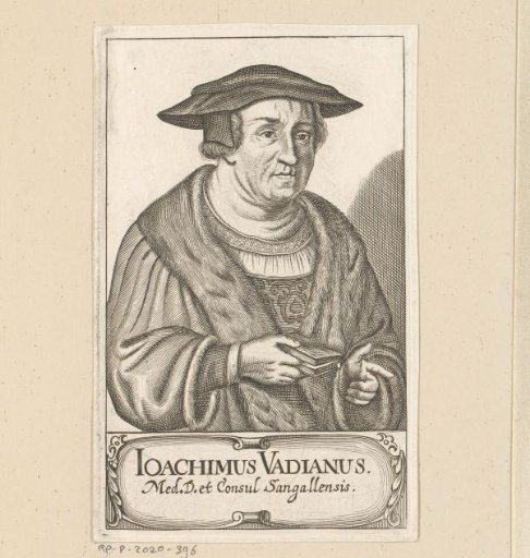 Portrait of Joachim von Watt