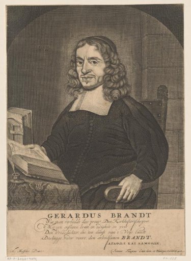 Portrait of Geeraert Brandt at the age of 59