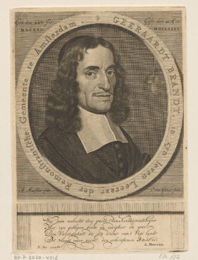 Portrait of Geeraert Brandt